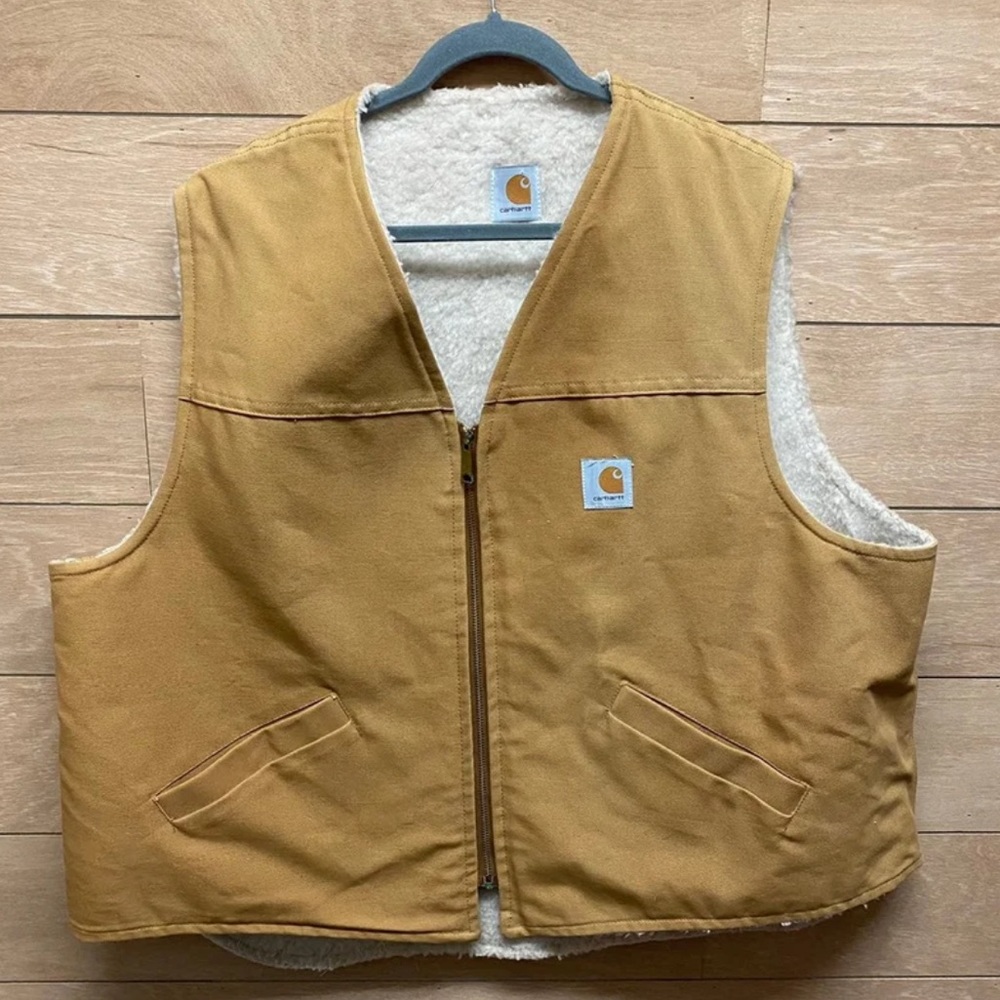 Carhartt Mens Sherpa lined vest XL